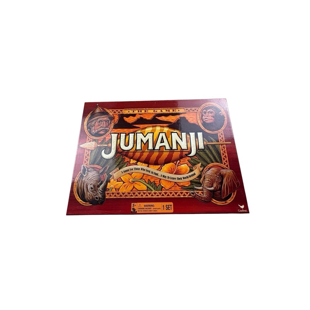 Jumanji Board Game Cardinal 2017 Complete Never Used Family Game